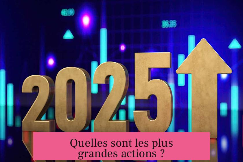 Quelles sont les plus grandes actions ?