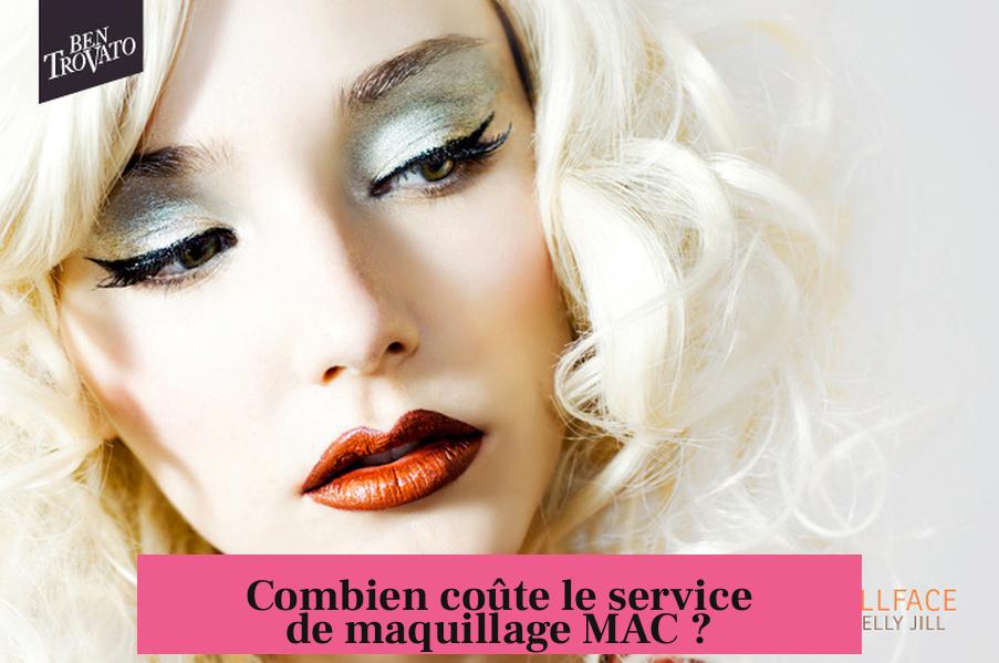 Combien coûte le service de maquillage MAC ?