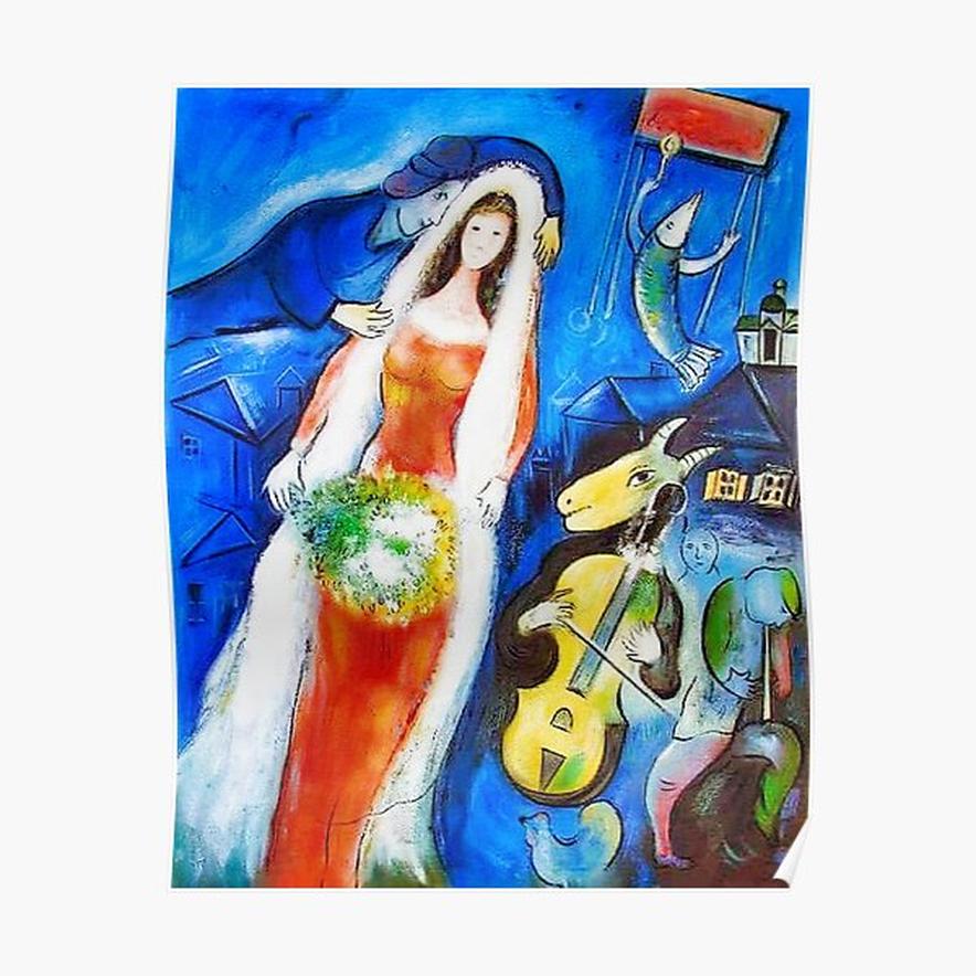 C’est fascinant de voir comment une œuvre créée en 1950 continue de toucher les cœurs, dans un contexte totalement différent, prouvant que l’art de Chagall transcende le temps et l’espace.