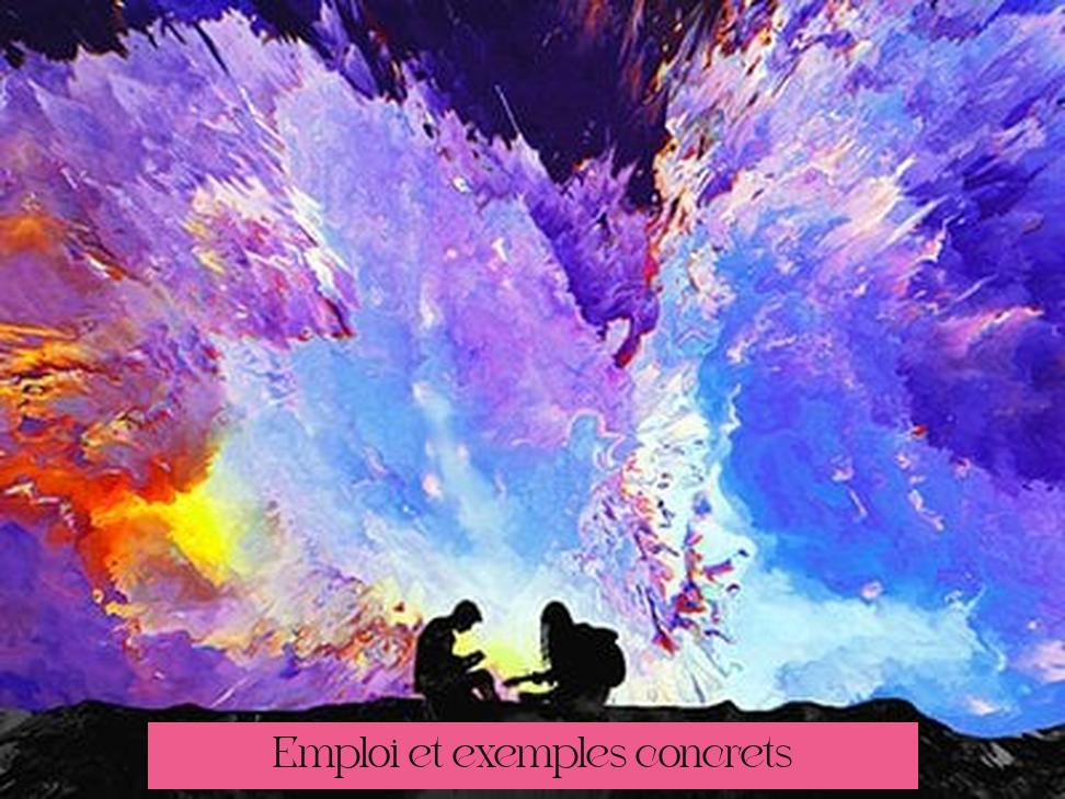 Emploi et exemples concrets