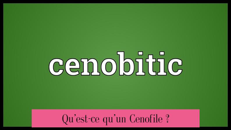 Qu’est-ce qu’un Cenofile ?