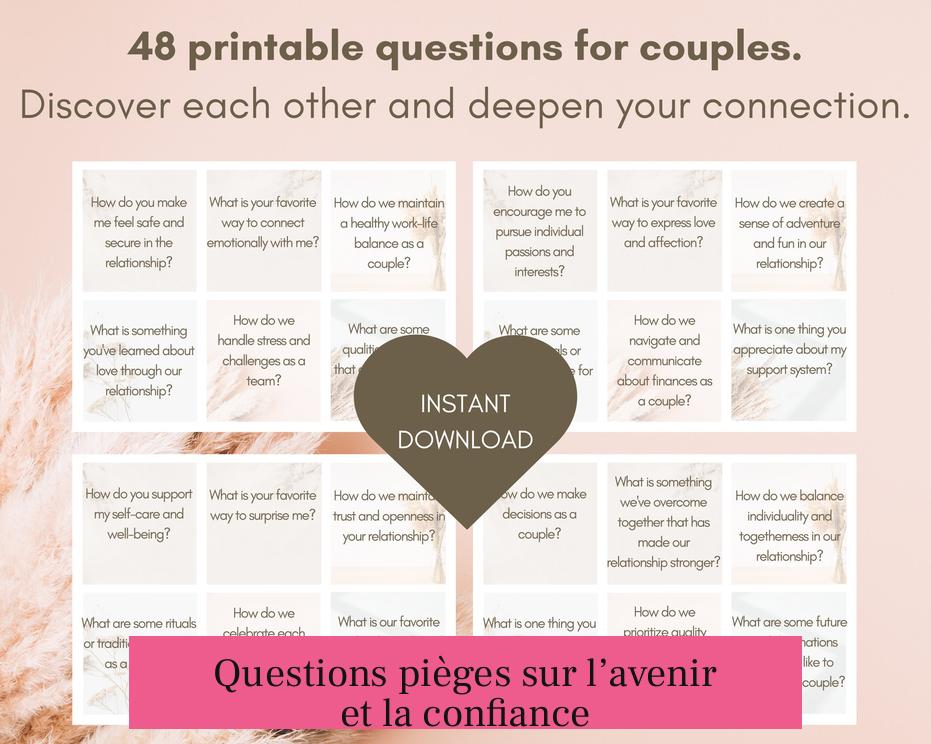 Questions pièges sur l’avenir et la confiance