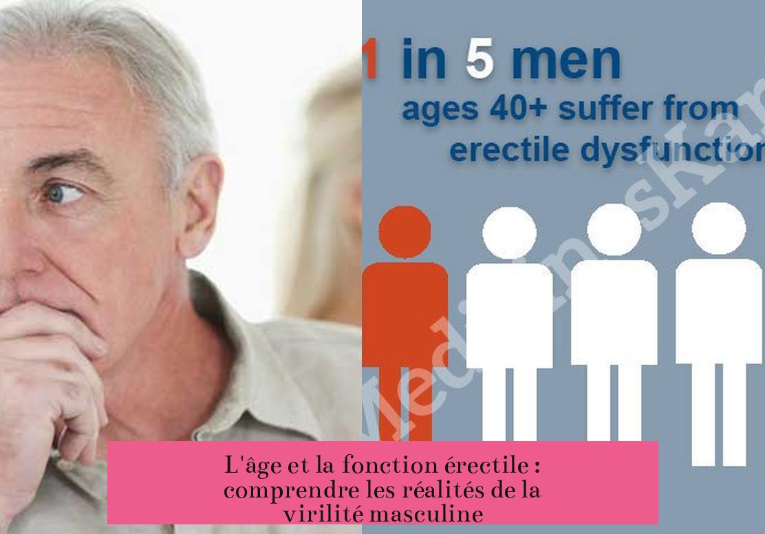 L'âge et la fonction érectile : comprendre les réalités de la virilité masculine