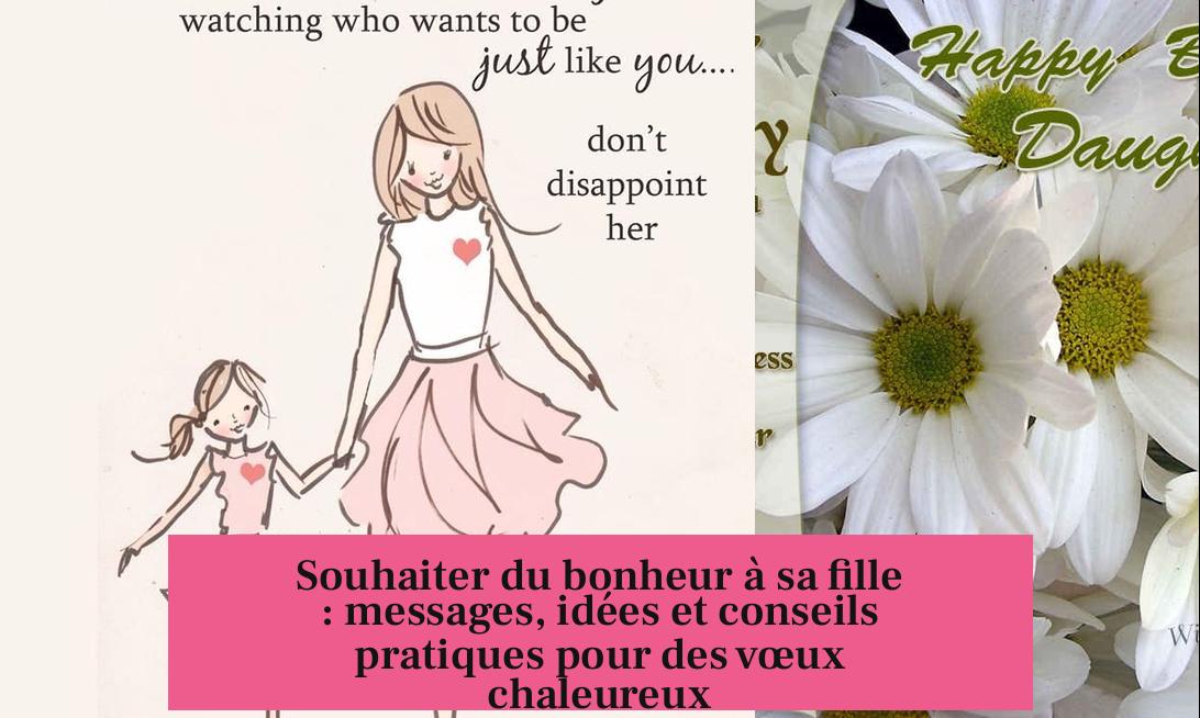 Souhaiter du bonheur à sa fille : messages, idées et conseils pratiques pour des vœux chaleureux