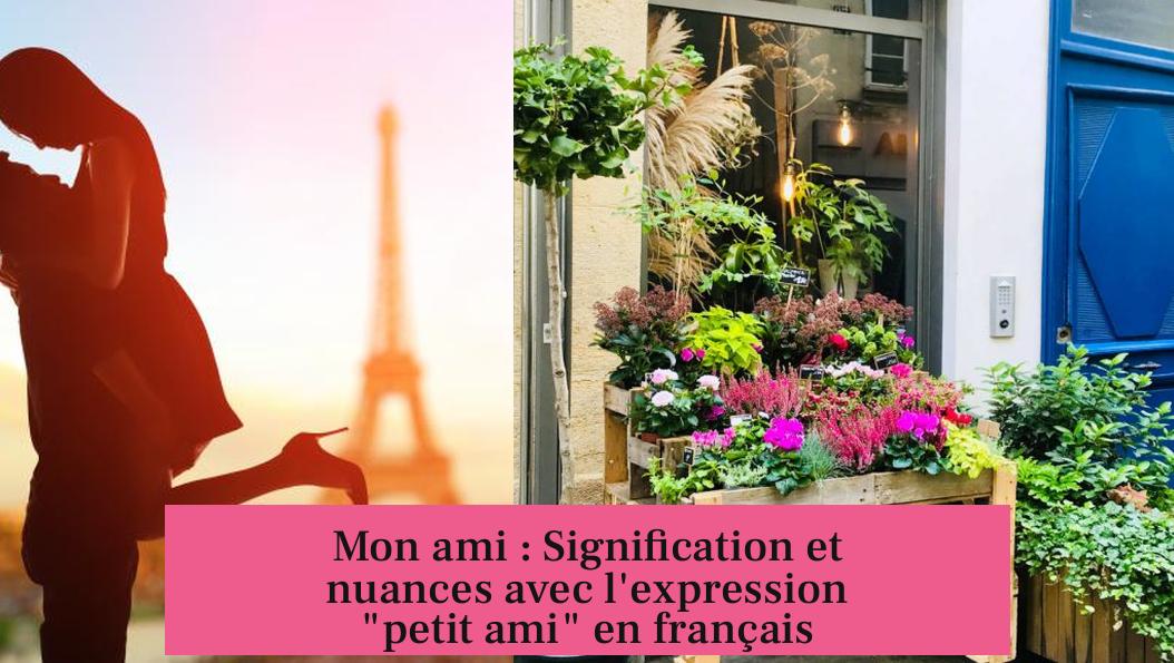 Mon ami : Signification et nuances avec l'expression "petit ami" en français