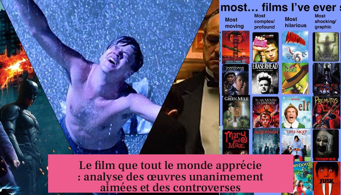 Le film que tout le monde apprécie : analyse des œuvres unanimement aimées et des controverses