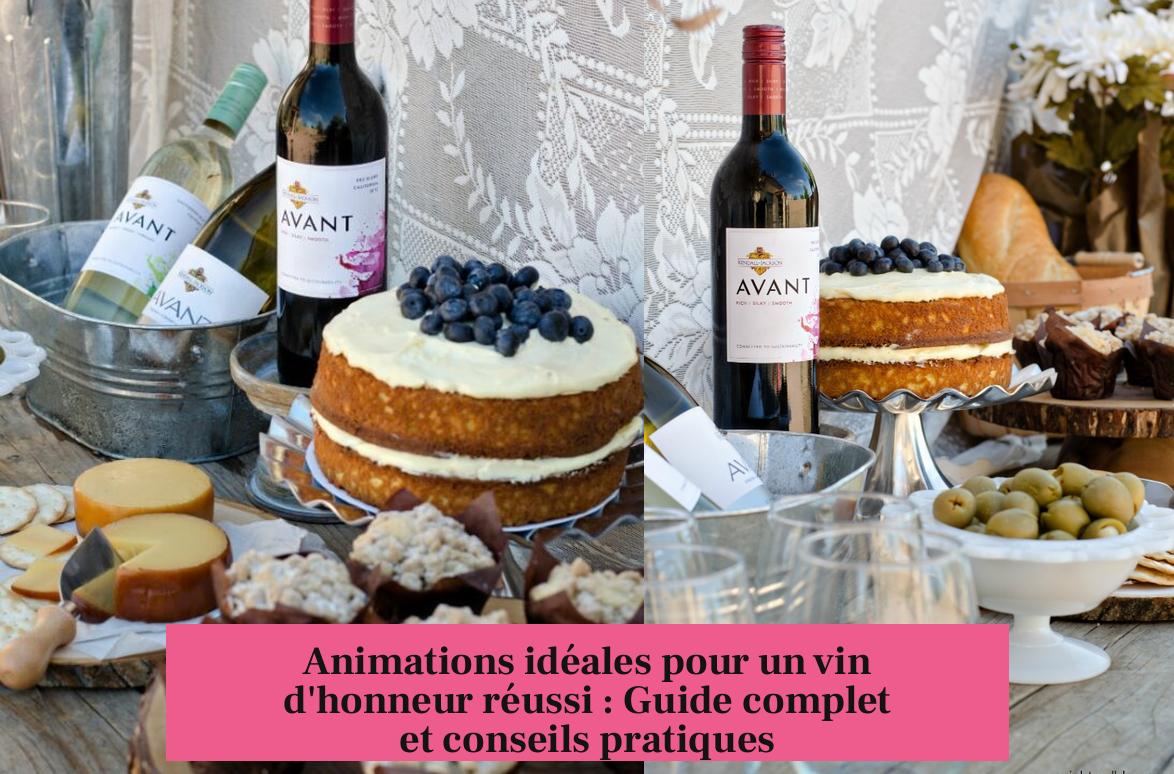 Animations idéales pour un vin d'honneur réussi : Guide complet et conseils pratiques