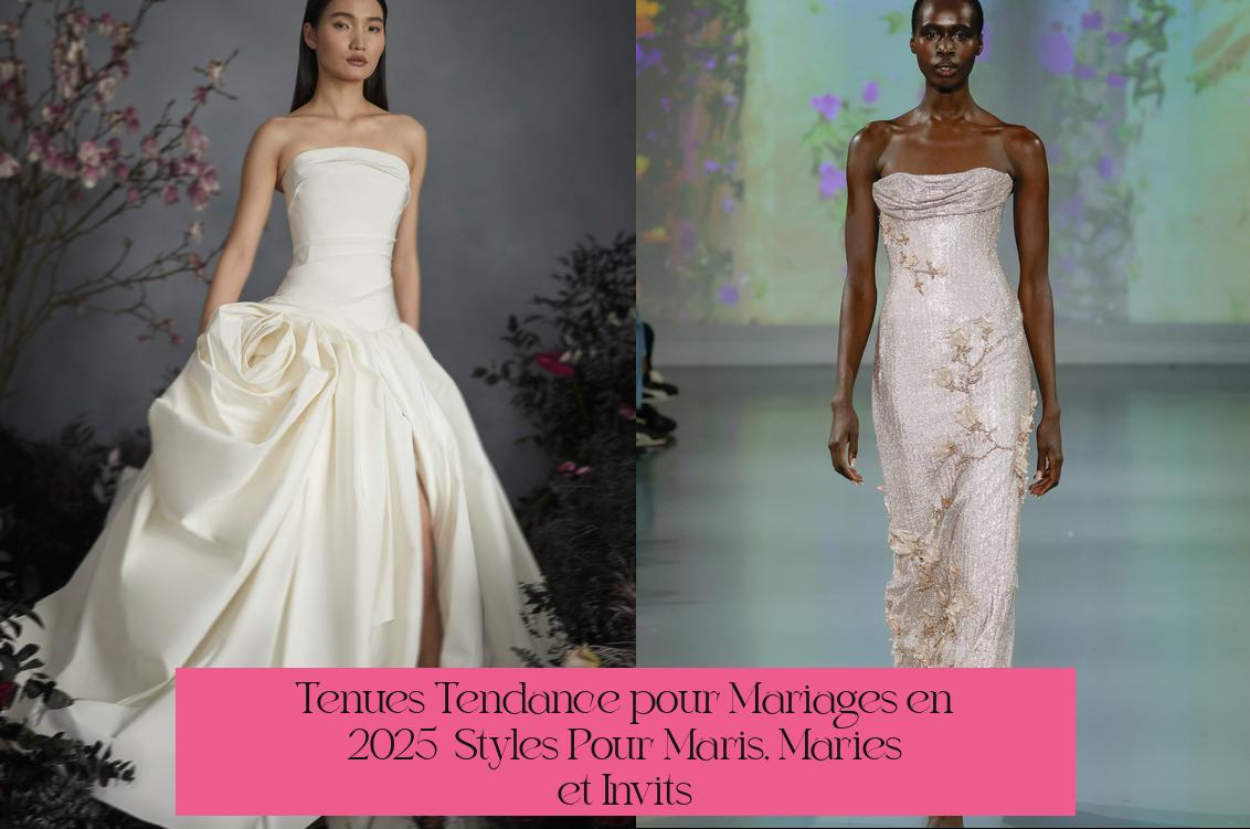 Tenues Tendance pour Mariages en 2025 : Styles Pour Mariés, Mariées et Invités