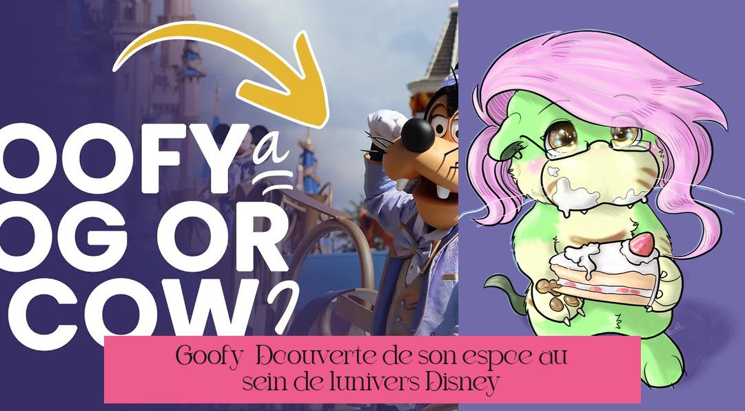 Goofy : Découverte de son espèce au sein de l'univers Disney