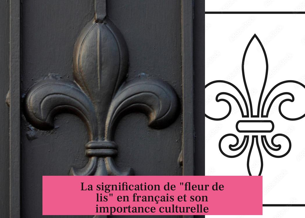 La signification de "fleur de lis" en français et son importance culturelle