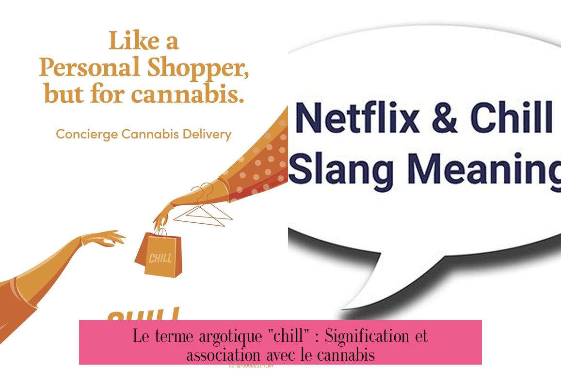 Le terme argotique "chill" : Signification et association avec le cannabis