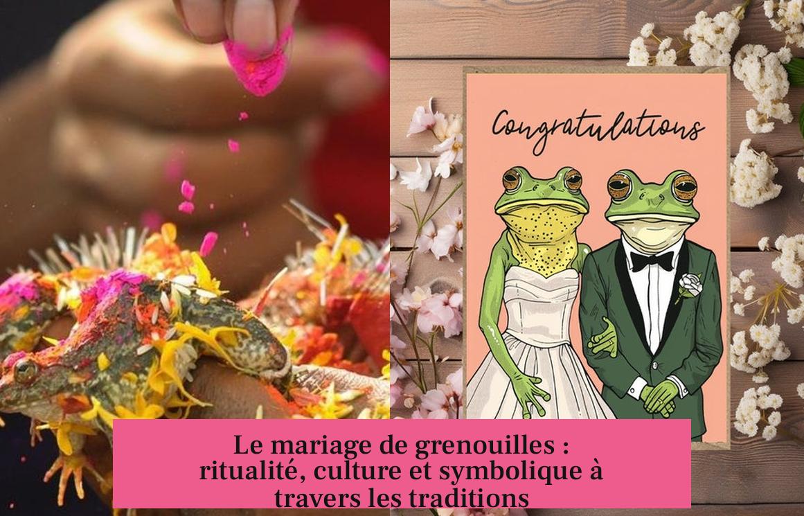 Le mariage de grenouilles : ritualité, culture et symbolique à travers les traditions