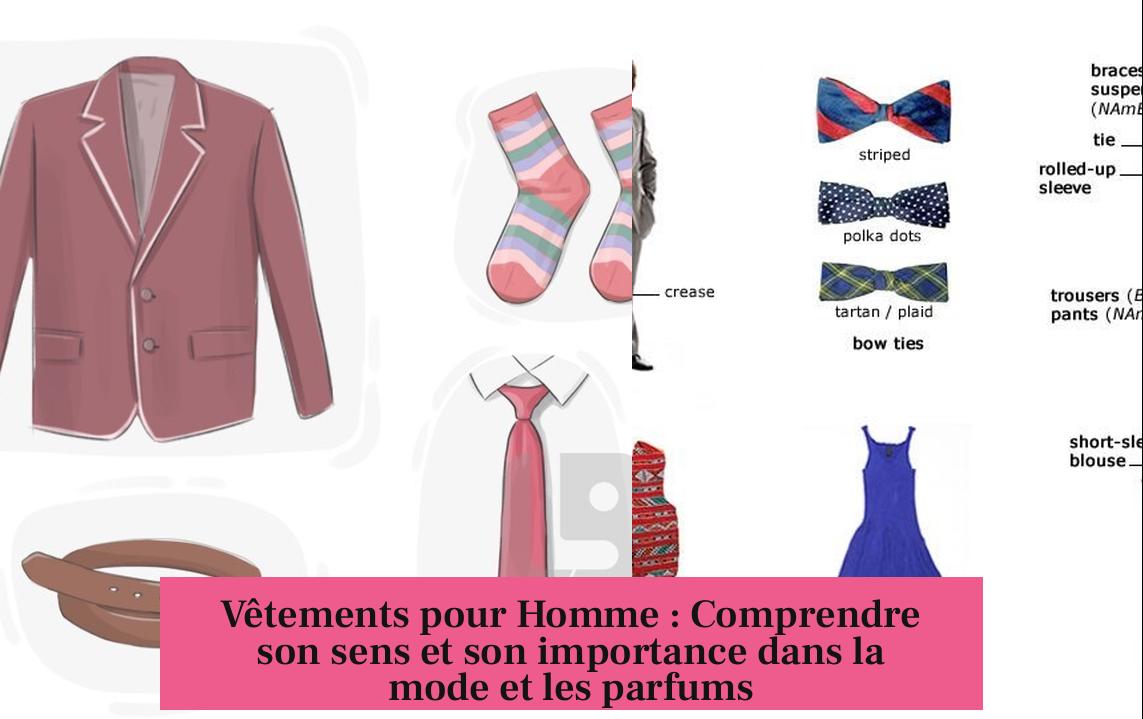 Vêtements pour Homme : Comprendre son sens et son importance dans la mode et les parfums
