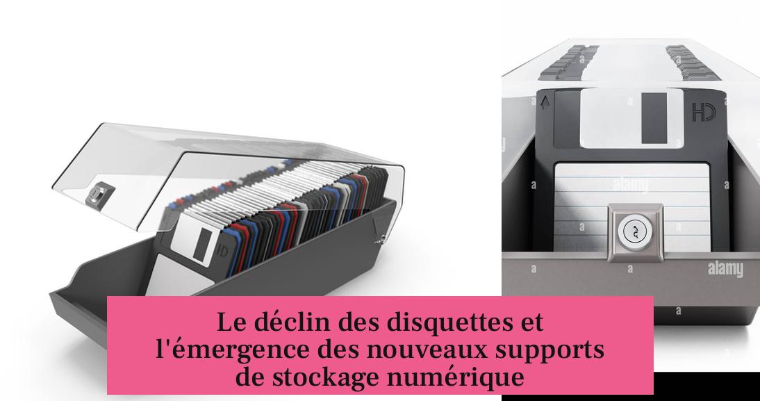 Le déclin des disquettes et l'émergence des nouveaux supports de stockage numérique
