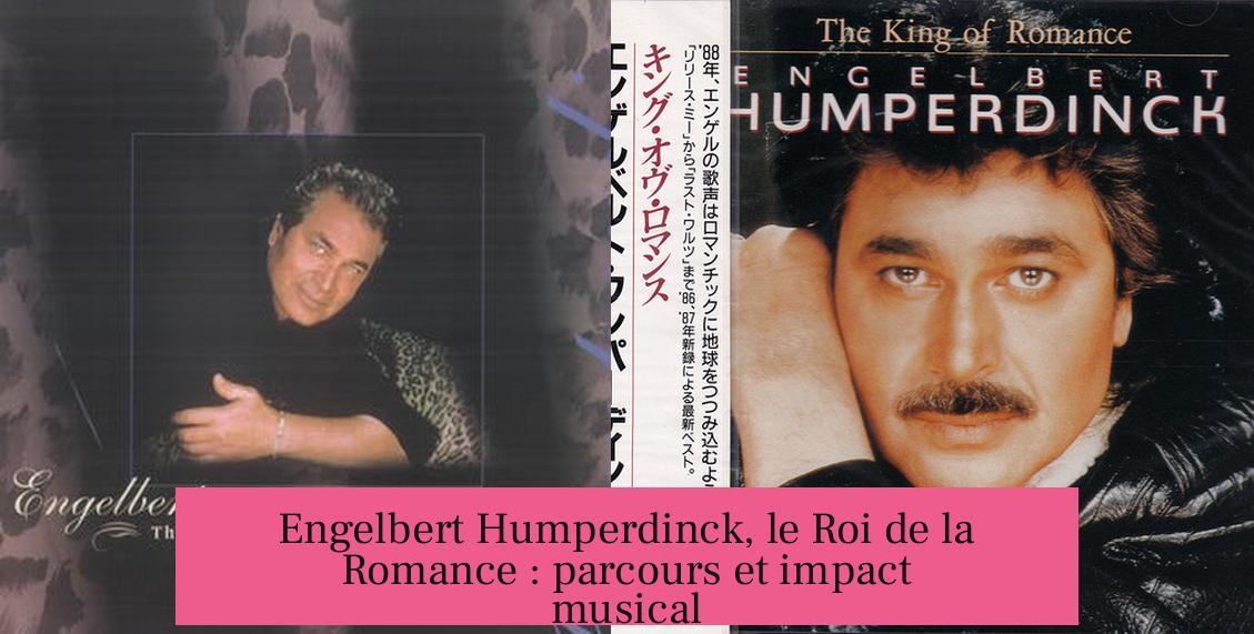 Engelbert Humperdinck, le Roi de la Romance : parcours et impact musical