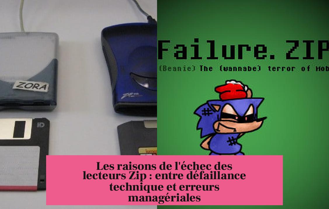 Les raisons de l'échec des lecteurs Zip : entre défaillance technique et erreurs managériales