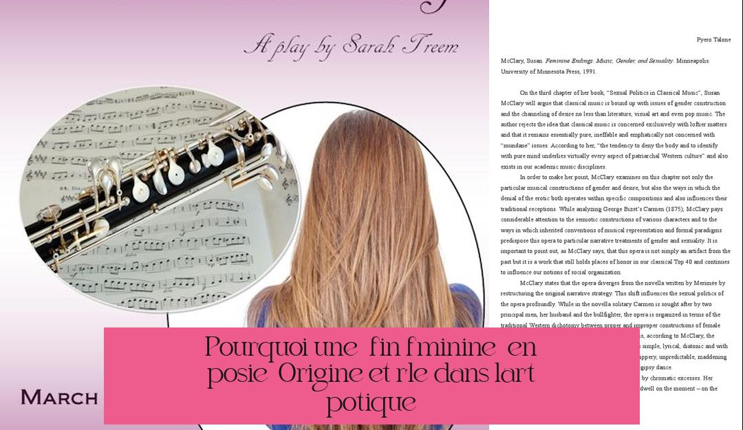 Pourquoi une « fin féminine » en poésie ? Origine et rôle dans l'art poétique